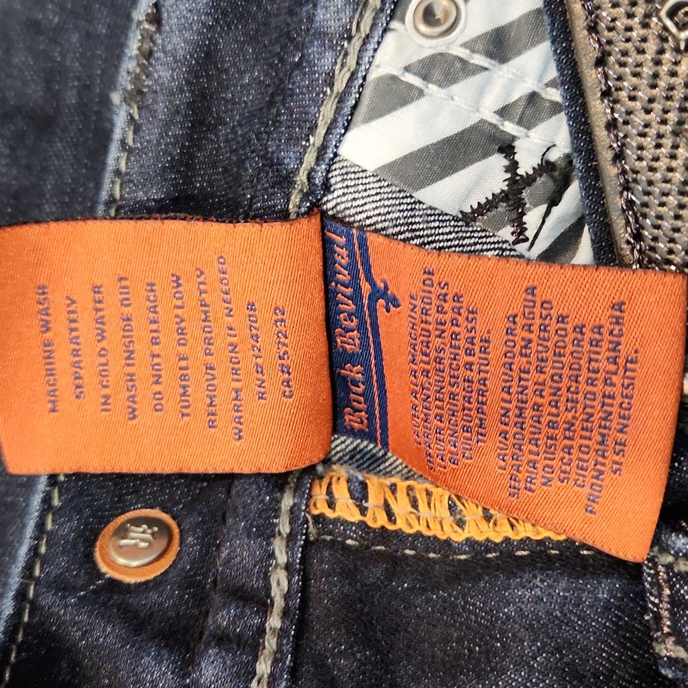 Rock Revival Dark Indigo Embellished Bootcut Jeans - Picture 16 of 16